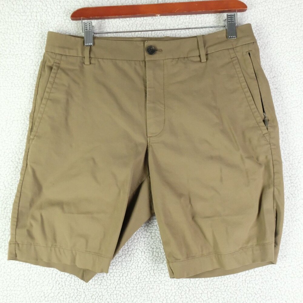 Kit Ace Shorts Mens 32 Olive Green Performance Lightweight Stretch Casual